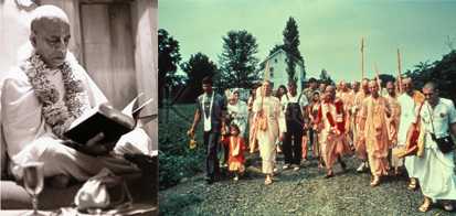 Srila Prabhupada und seine Schülern Srila Prabhupada und seine Schülern